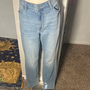 Old Navy Women's Light Blue Straight Leg Jeans